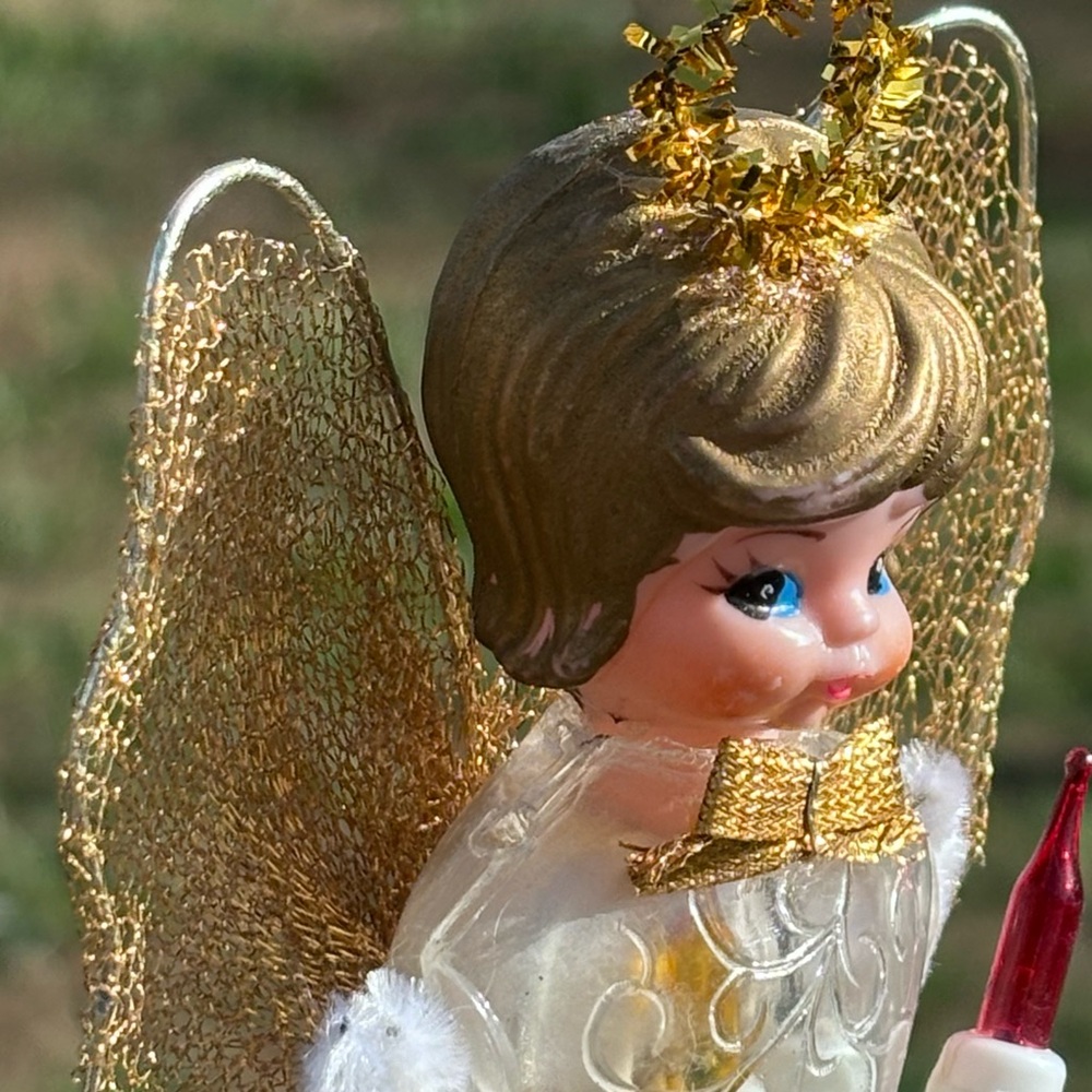 Vintage 1950’s/60’s Lit Angel Tree Topper! - Picture 5 of 9